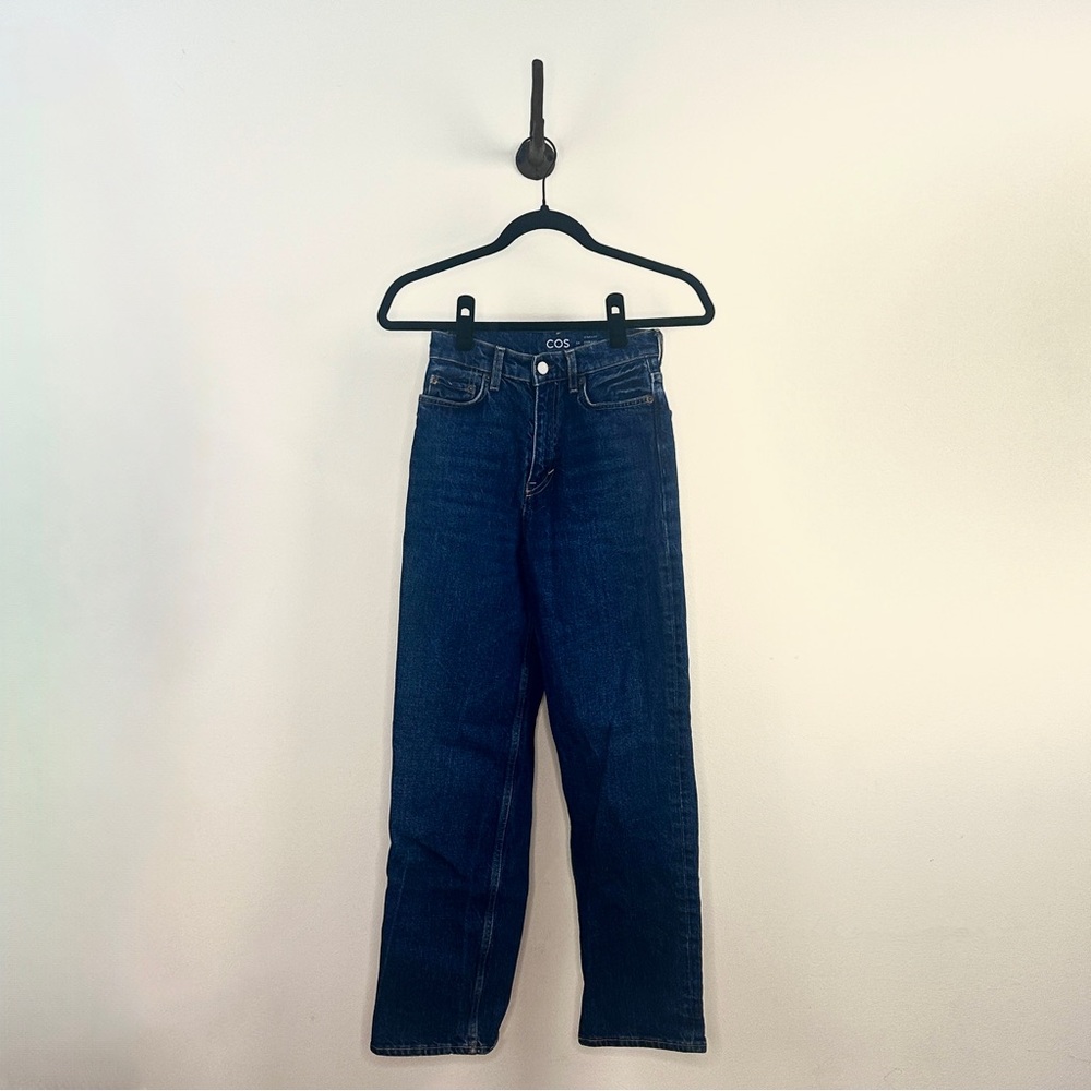 COS Women's Dark Blue Straight Leg Jeans